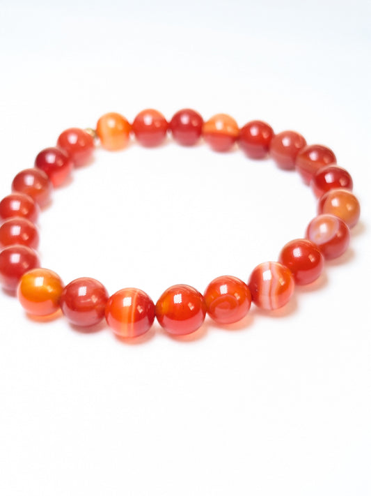 crystal agate "Strength" bracelet