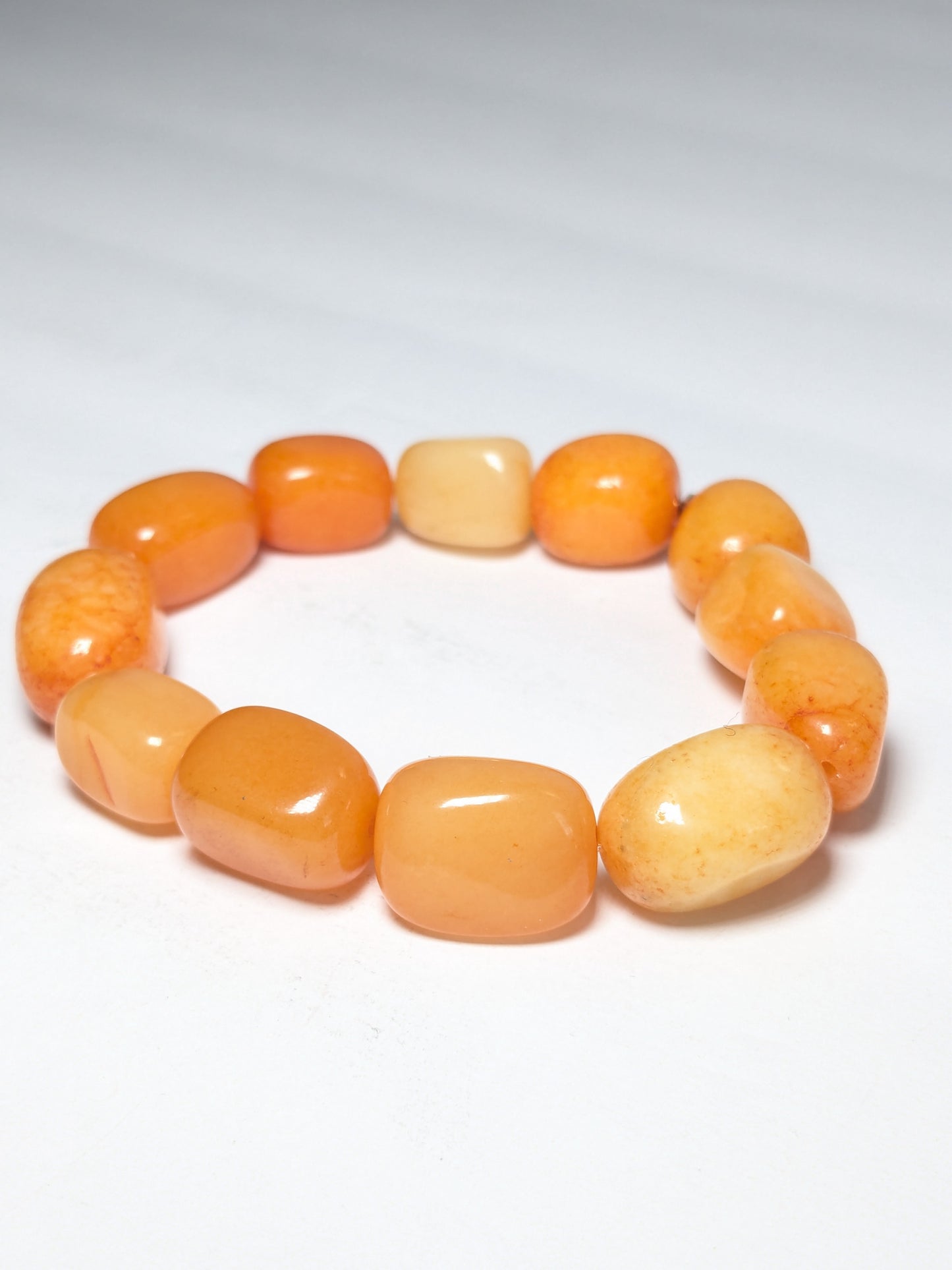 orange quartz "Creativity" bracelet