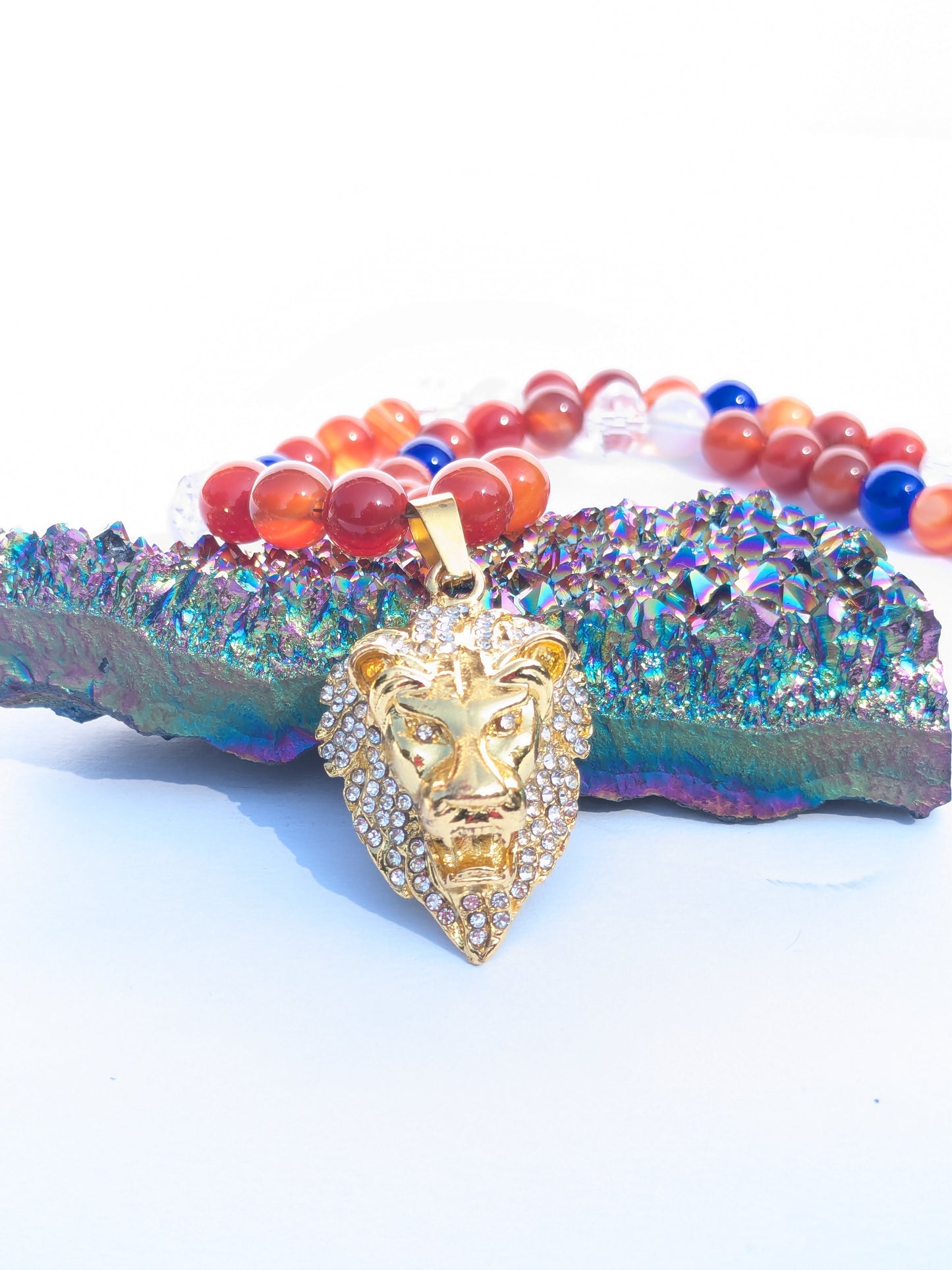 Crystal "Lion of Judah Necklace"