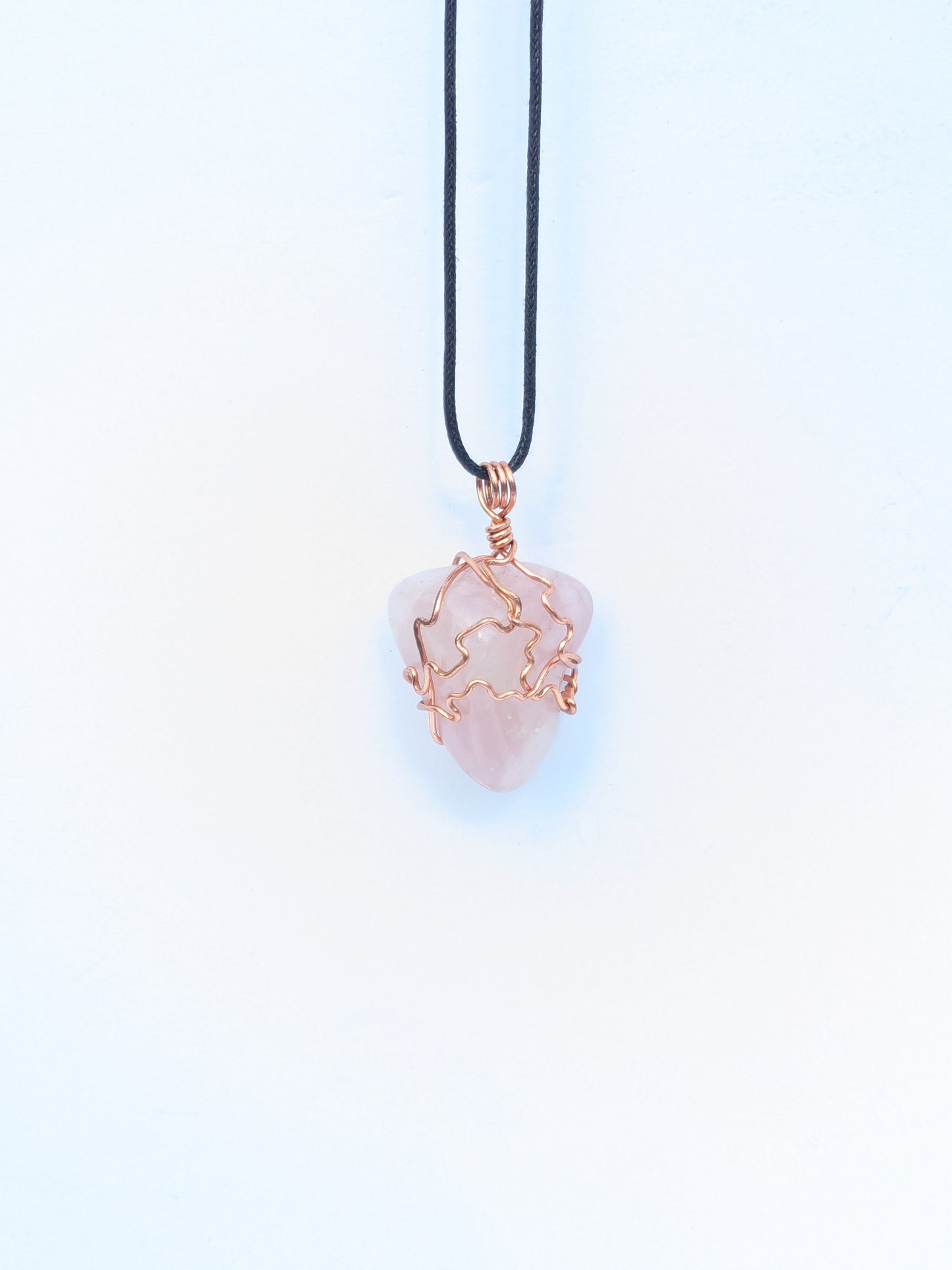 Crystal Rose Quartz Necklace "Compassion"