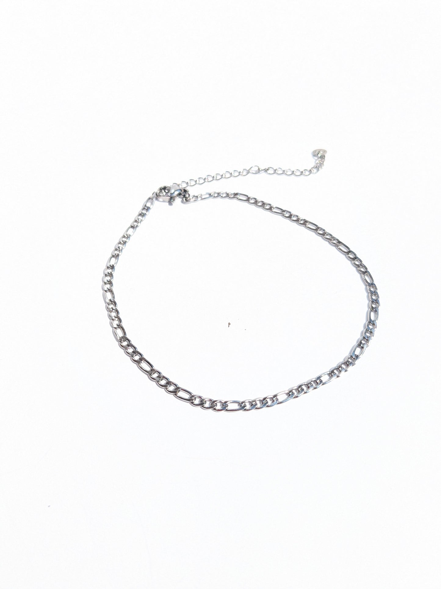 Silver Stainless Steel Anklet "Allure"