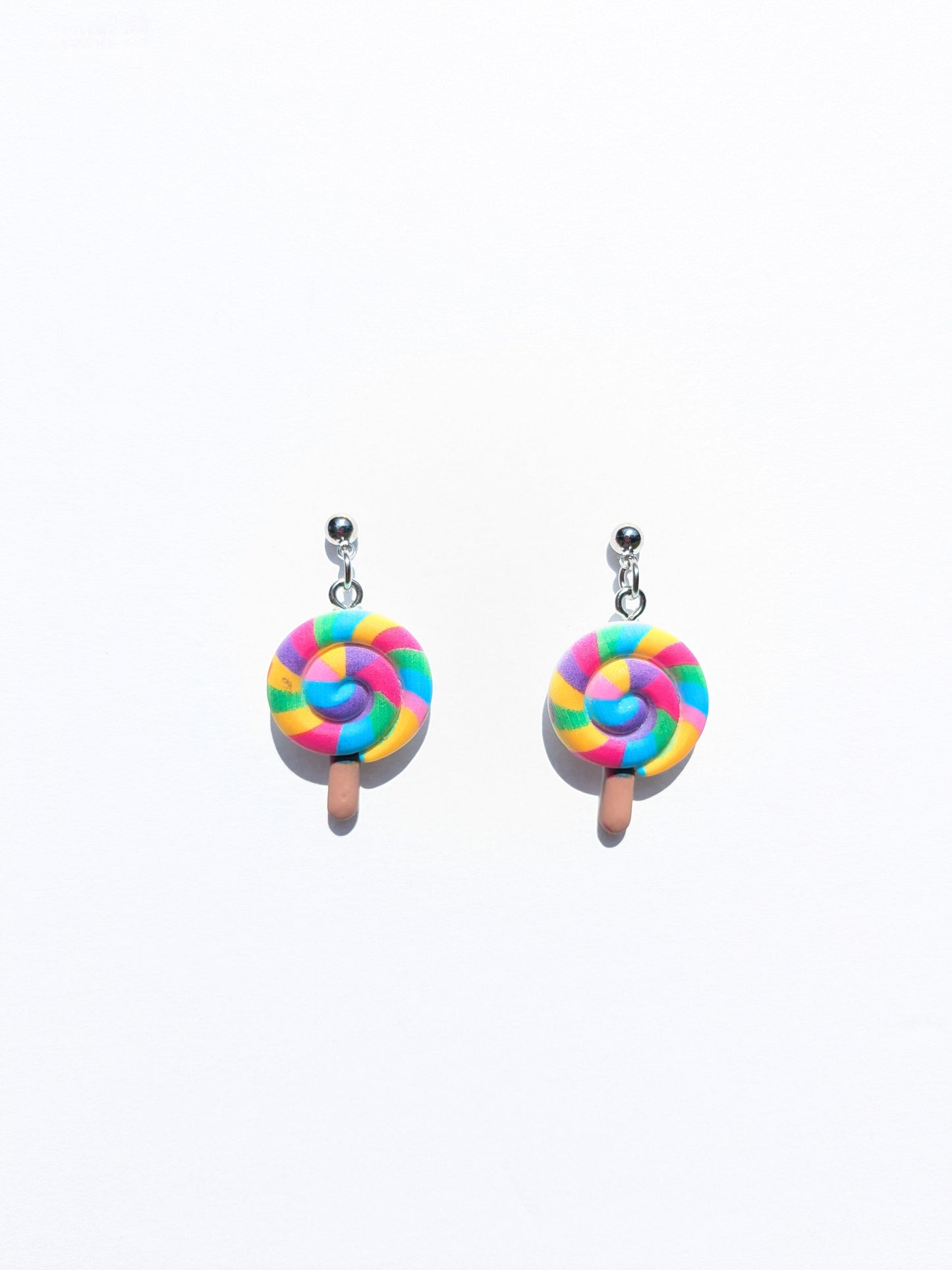 Rainbow"Lollipop" earrings