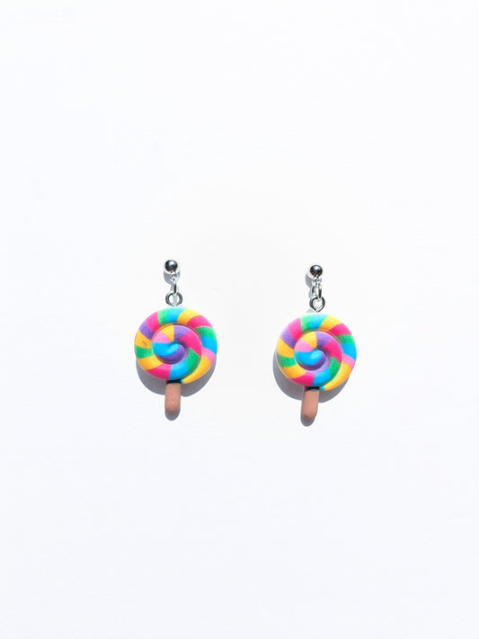 Rainbow"Lollipop" earrings